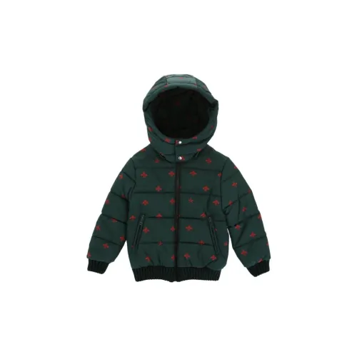 GUCCI Зеленый Kids Пуховики
