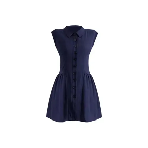 ZUKIZUKI Без рукавов Платье Женское Темно-синий