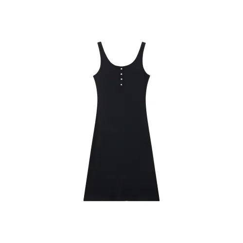 PEACEBIRD Без рукавов Платье Женское Черное