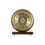 Коричневый + Латунь + Кварцевый механизм + Оболочка Абалон + Циферблат