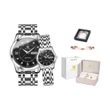 Стальной браслет, глубокий черный