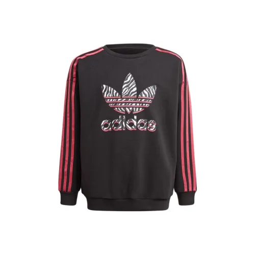 Adidas Originals Свитшот Clover Series Розовый Подростки