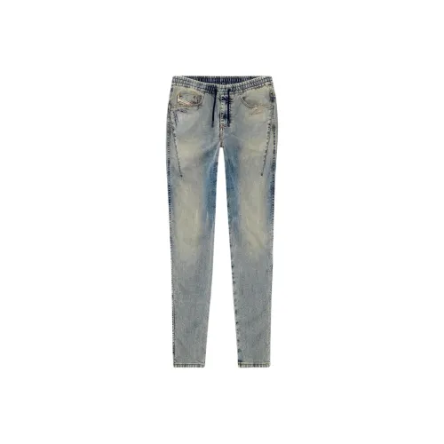 DIESEL Джинсы Женские Средне-голубой