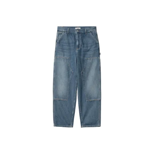 Carhartt WIP FW24 W' Brandon Double Knee Брюки Джинсы Женские Светло-Синий