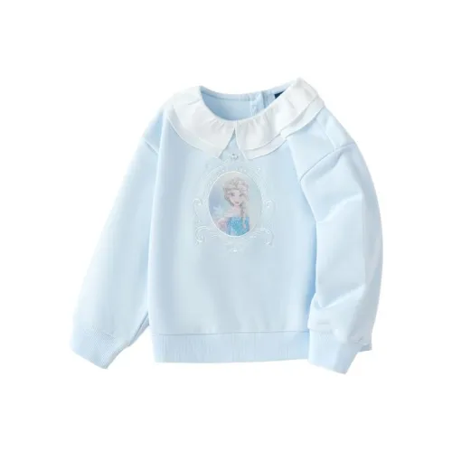 BALABALA Свитшот Эльза Co Branded Series Ледяной синий Дети Возраст 3-7 лет