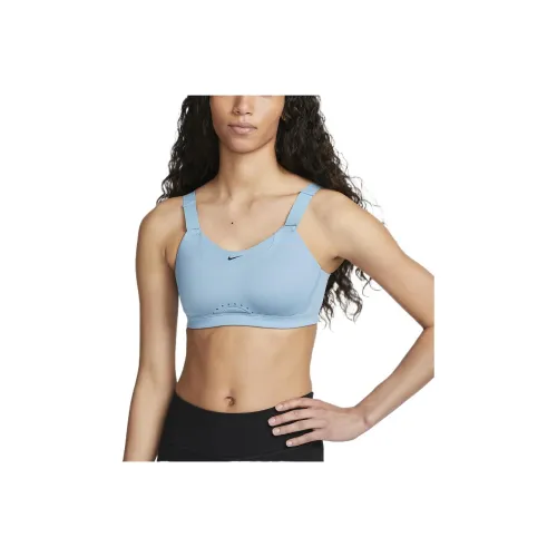 NIKE Светло-синий Женское спортивное белье