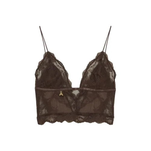 Patrizia Pepe SS25 Топ на бретелях Женский Коричневый