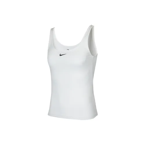 Nike Белый Женские Спортивные Майки Без Рукавов