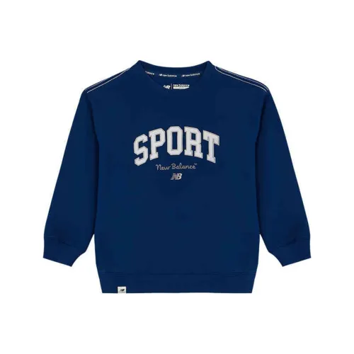 New Balance Толстовка Синяя Подростки