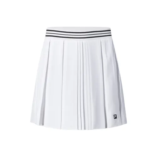 FILA Golf Series Нефритовый белый Женские Повседневные короткие юбки