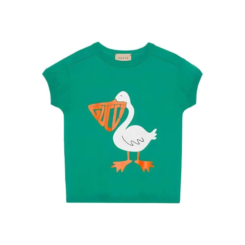 GUCCI Зеленая Детская Рубашка