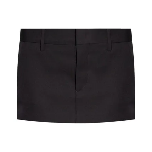 DSQUARED 2 SS24 Повседневные короткие юбки Женские Черный