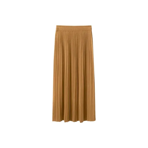 AMII Женские Повседневные Длинные Юбки