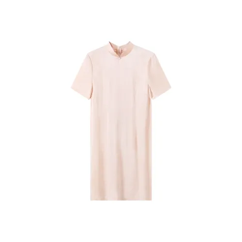 H YXIANG SS24 Короткое платье с короткими рукавами женское