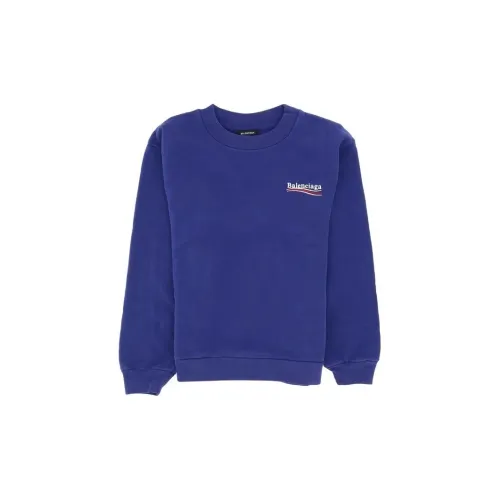 BALENCIAGA Синий Kids Свитшоты