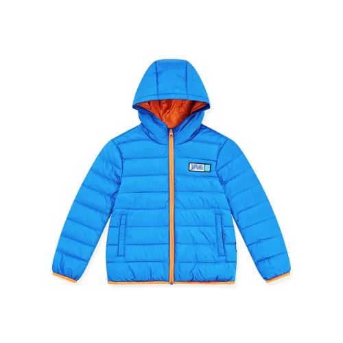 QIAODAN Хлопковый пуховик Heavy Rain Синий Детский