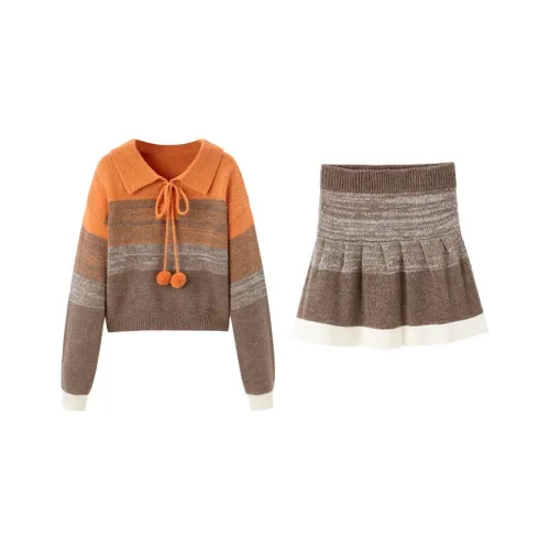 LEDIN Апельсин Женские Комплекты с юбкой