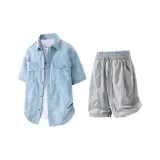 Набор (Глубокий морской синий + Парижский серый)