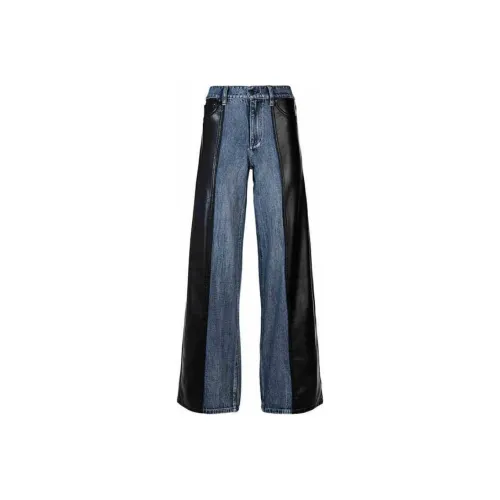 ALICE+OLIVIA TRISH Джинсы Женские Blue