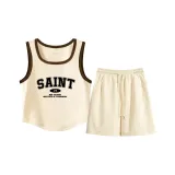 Молоко Белый (Преппи Семь Центральный Логотип) + Молоко Белый (Однотонный)