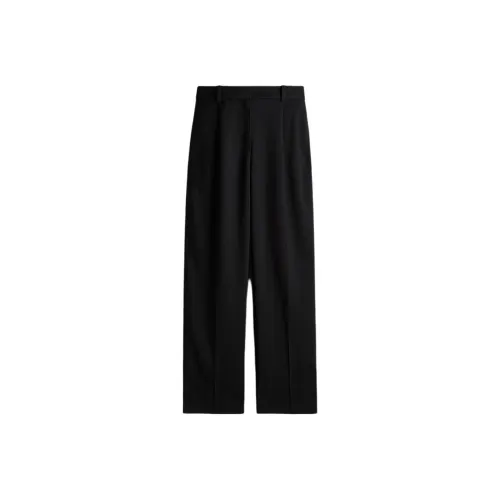 H&M Черные Женские Костюмные Брюки