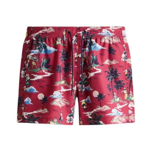 H&M Темно-розовые мужские плавательные шорты