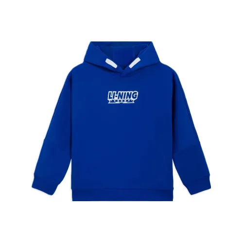 LINING YOUNG Свитшот Баскетбол Ярко-синий Подростки