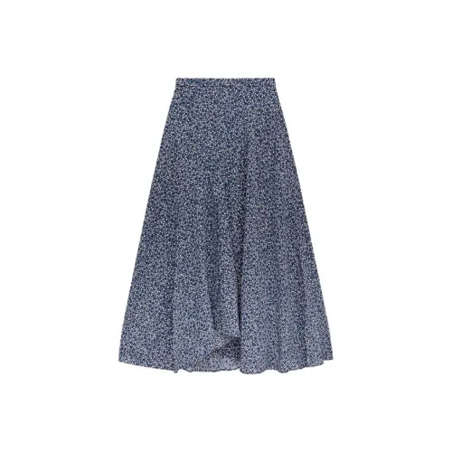 ISABEL MARANT Синие Женские Повседневные Длинные Юбки