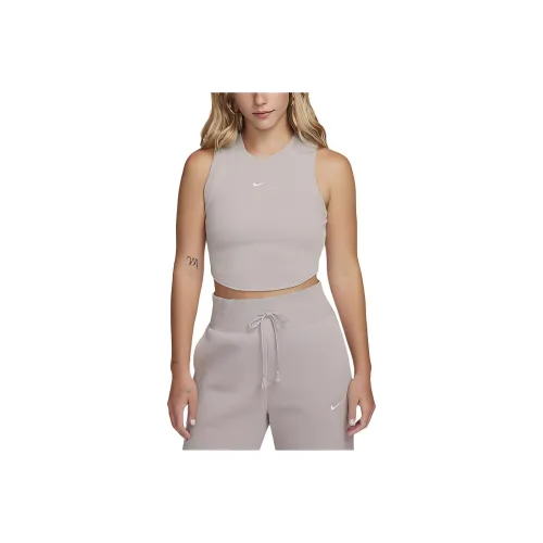 nike Sportswear Essentials Майка Женская Белая Золото Фиолетовый