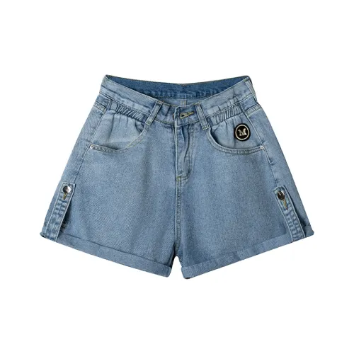 MOPB Светло-синие Женские Джинсовые Шорты