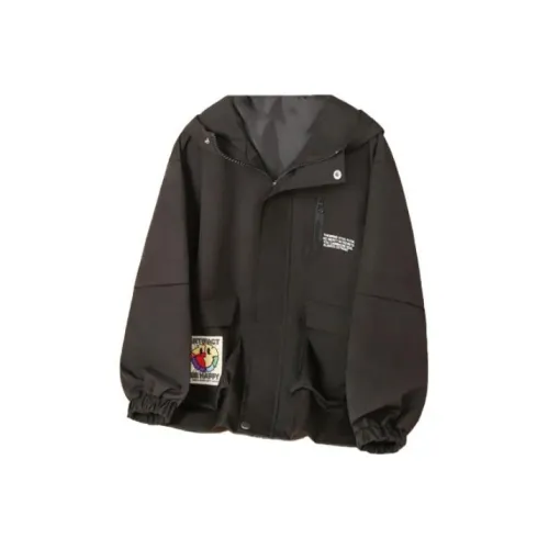 October Mommy Куртки и Пальто Весенний Осенний Детский Черный