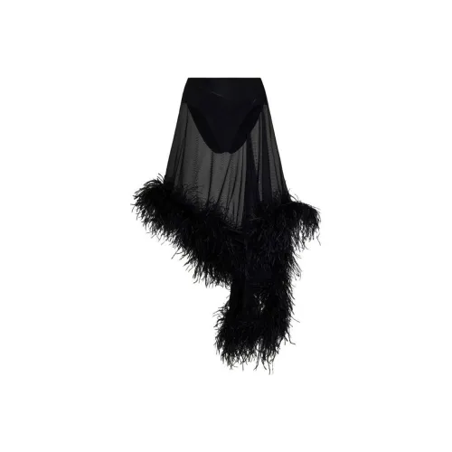 The Attico Черные Женские Повседневные Длинные Юбки