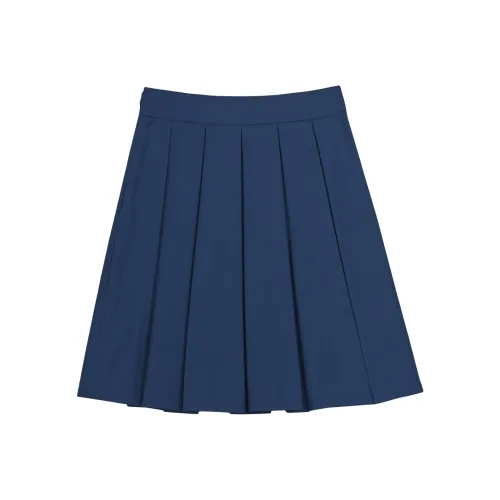 SNBL x ZHUDI Повседневные короткие юбки Женские Темно-синий