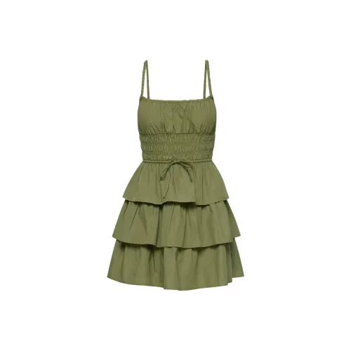 ARITZIA WILFRED BLOOMING Поплин Платье Slip Платье Женские Гроув зеленый Лесной зеленый