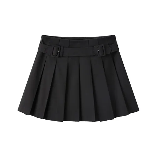 LEDIN Черная Женская Повседневная Короткая Юбка
