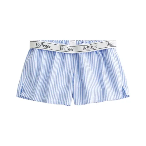 Hollister Светло-синие Женские Повседневные Шорты