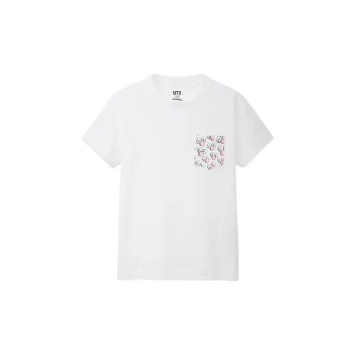 UNIQLO KAWS Collaboration Collection T-Shirt Белый Детский