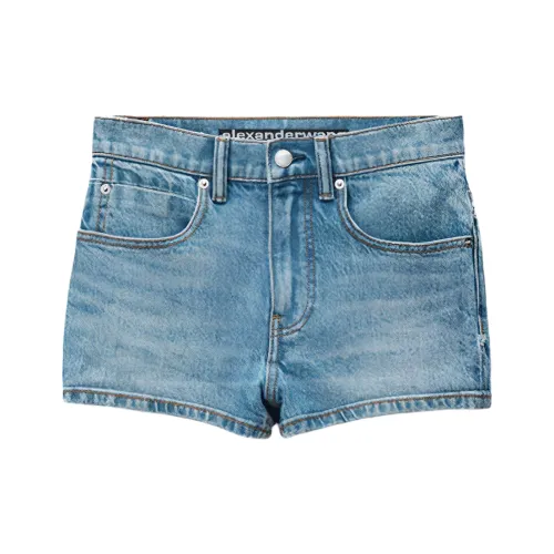 Alexander Wang Джинсовые шорты Женские Vintage Светлый Индиго