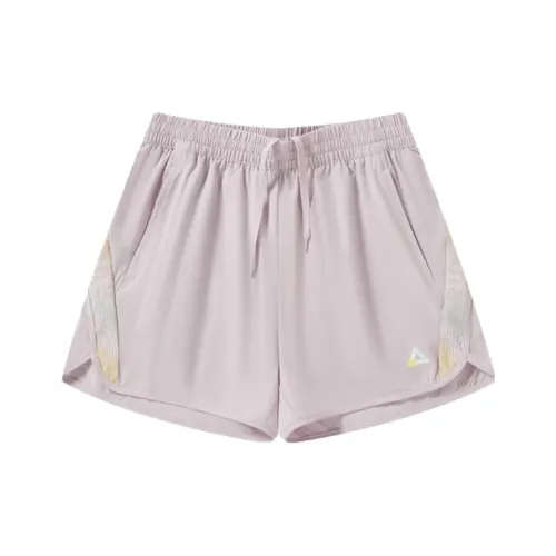 PEAK Бег Шорты Женские Светло-розовый Фиолетовый