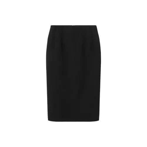 VERSACE Повседневный Длинный Юбка Женские Черный