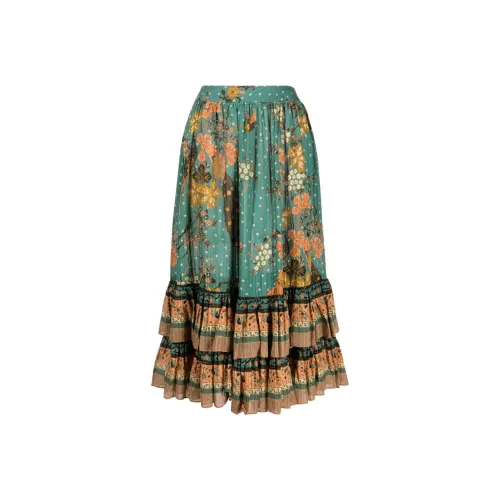 Ulla Johnson Повседневный Длинный Юбка Женские Многоцветный