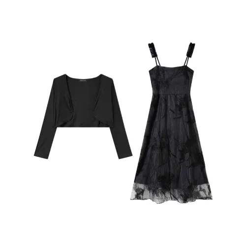 EIDOLON GRAIN Комплект с юбкой Женские Черный