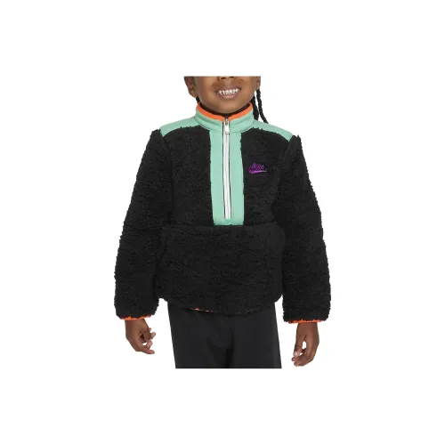 Nike Sportswear Illuminate Шерпа Куртка Черная Детская