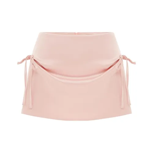 With Jean Розовая Женская Повседневная Короткая Юбка