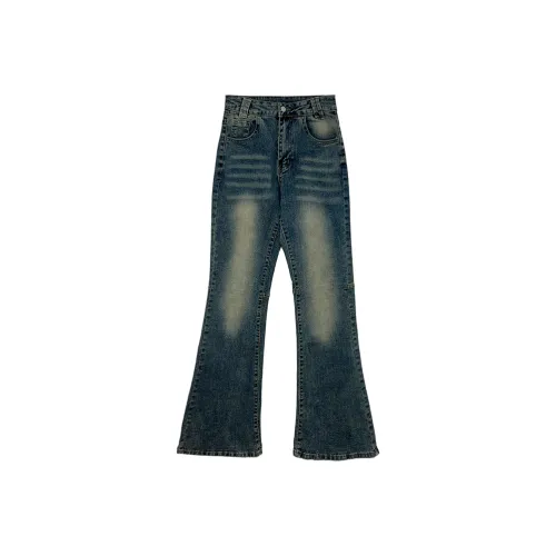 Icicofficial Джинсы Женские Винтаж Синий