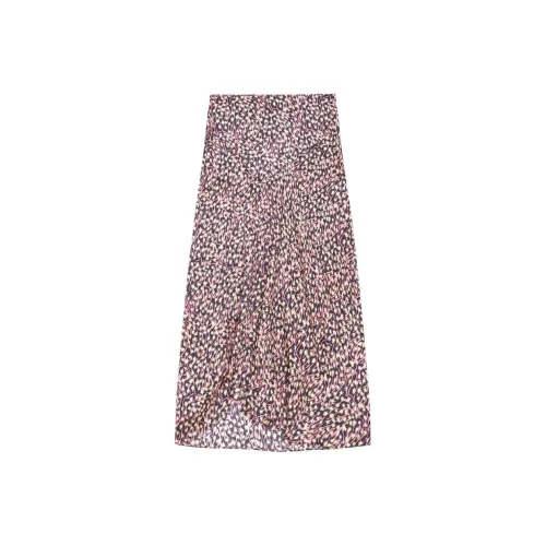 ISABEL MARANT Розовые Женские Повседневные Длинные Юбки