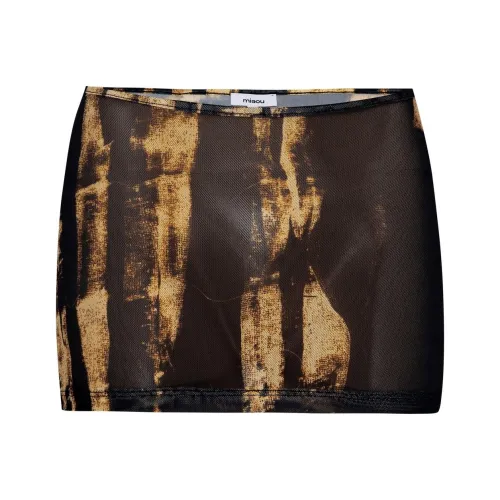 Miaou Elektra Юбка Повседневная Короткая Юбка Женская Светло-Коричневая