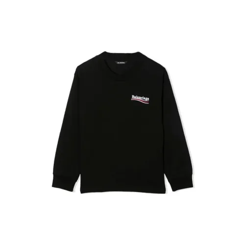 BALENCIAGA Черный Kids Свитшоты
