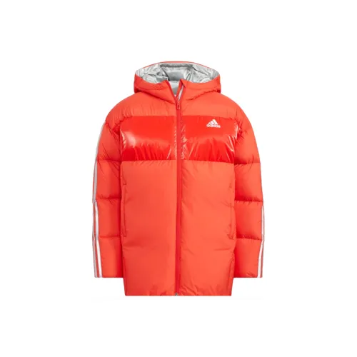 Adidas Детский топ оранжевый красный для малышей