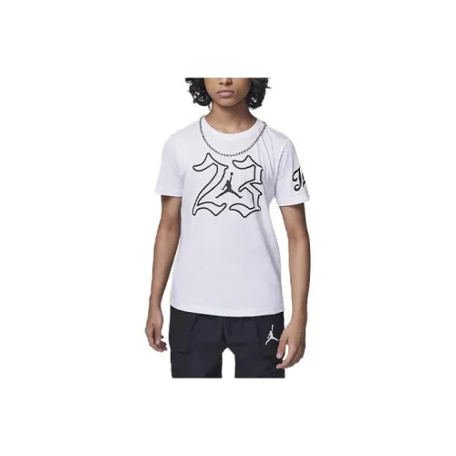 Джордан T Рубашка MVP Jumpman 23 Белый Детский